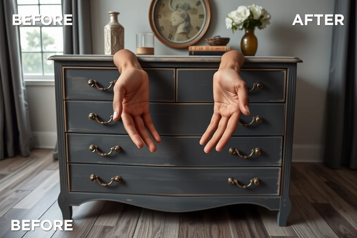 how to make furniture look distressed — How to Make Furniture Look Distressed