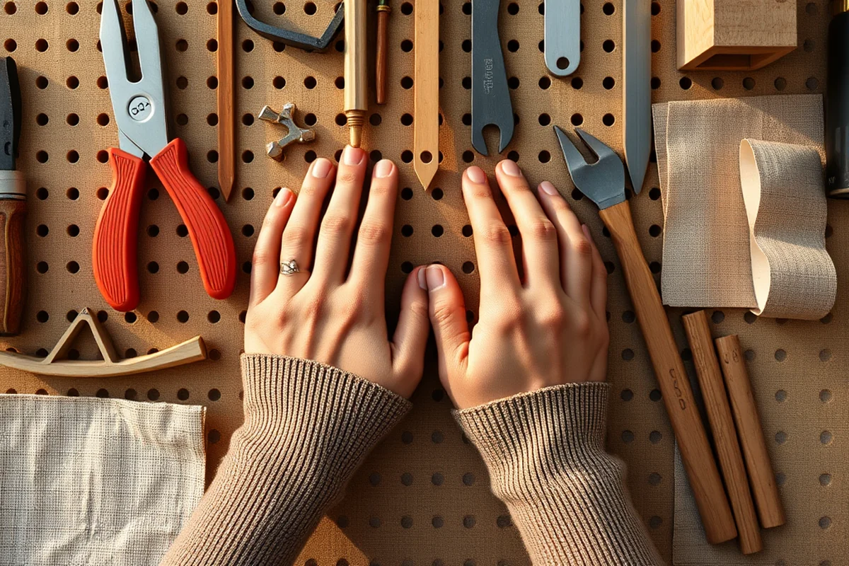 diy pegboard accessories — Diy Pegboard Accessories (the finished result)