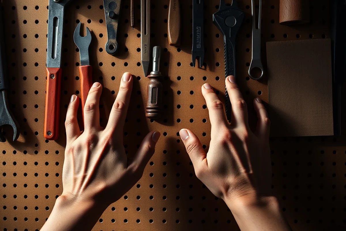 diy pegboard for tools — Diy Pegboard For Tools (the finished result)