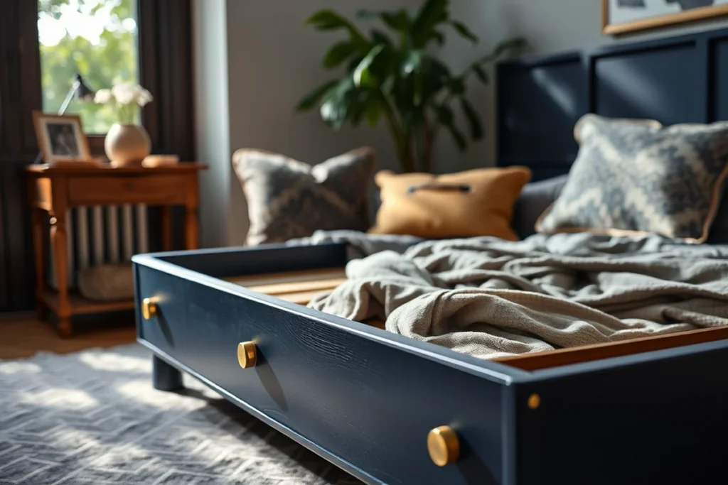 Bed Frame With Storage