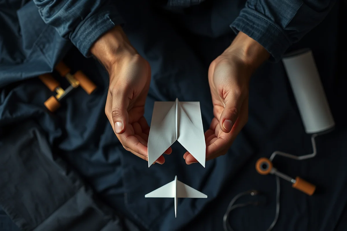 how to build the paper airplane — How To Build The Paper Airplane (the finished result)