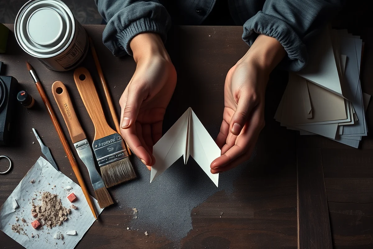 is paper airplane origami — Is Paper Airplane Origami (the finished result)
