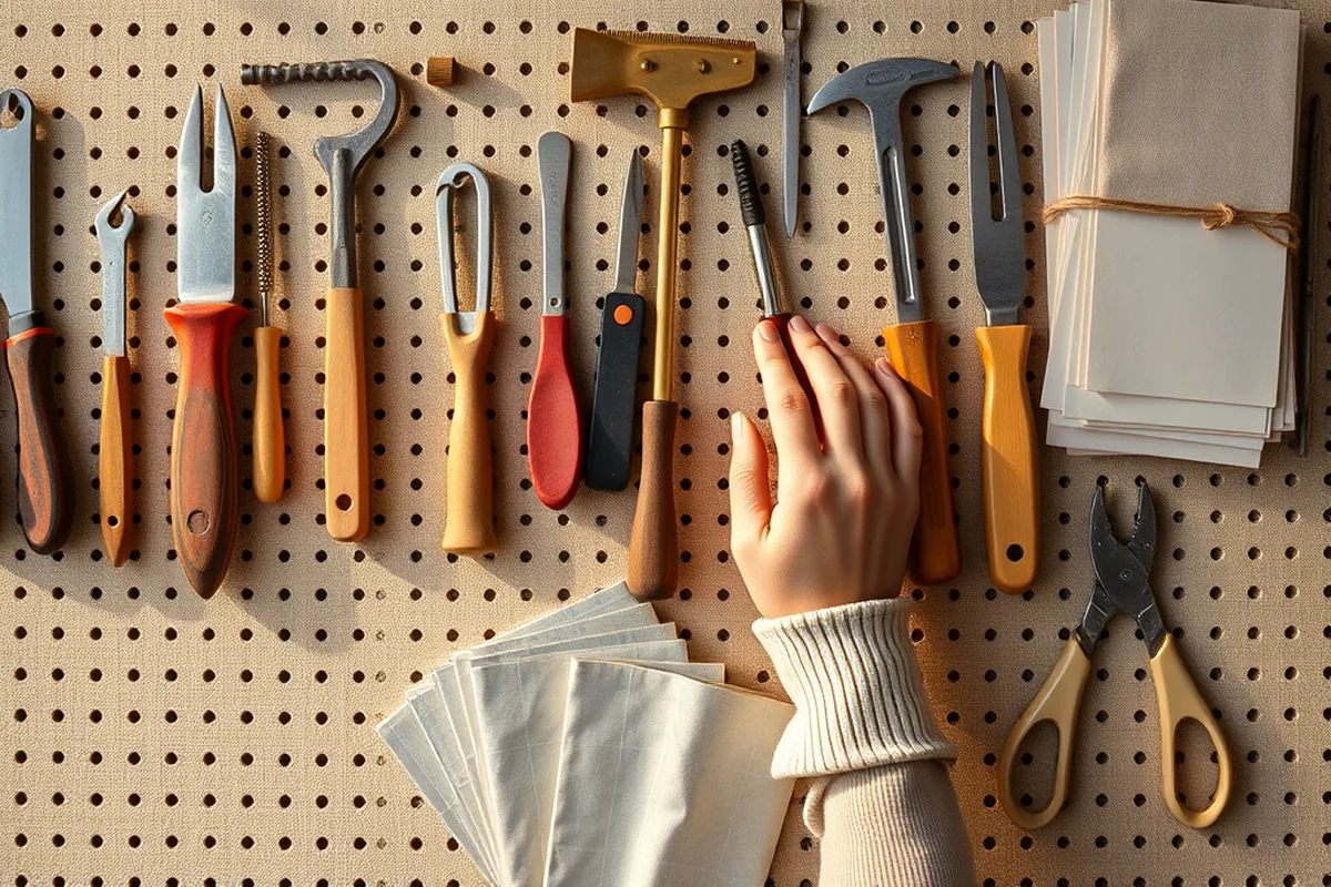 pegboard wall organizer — Pegboard Wall Organizer (the finished result)