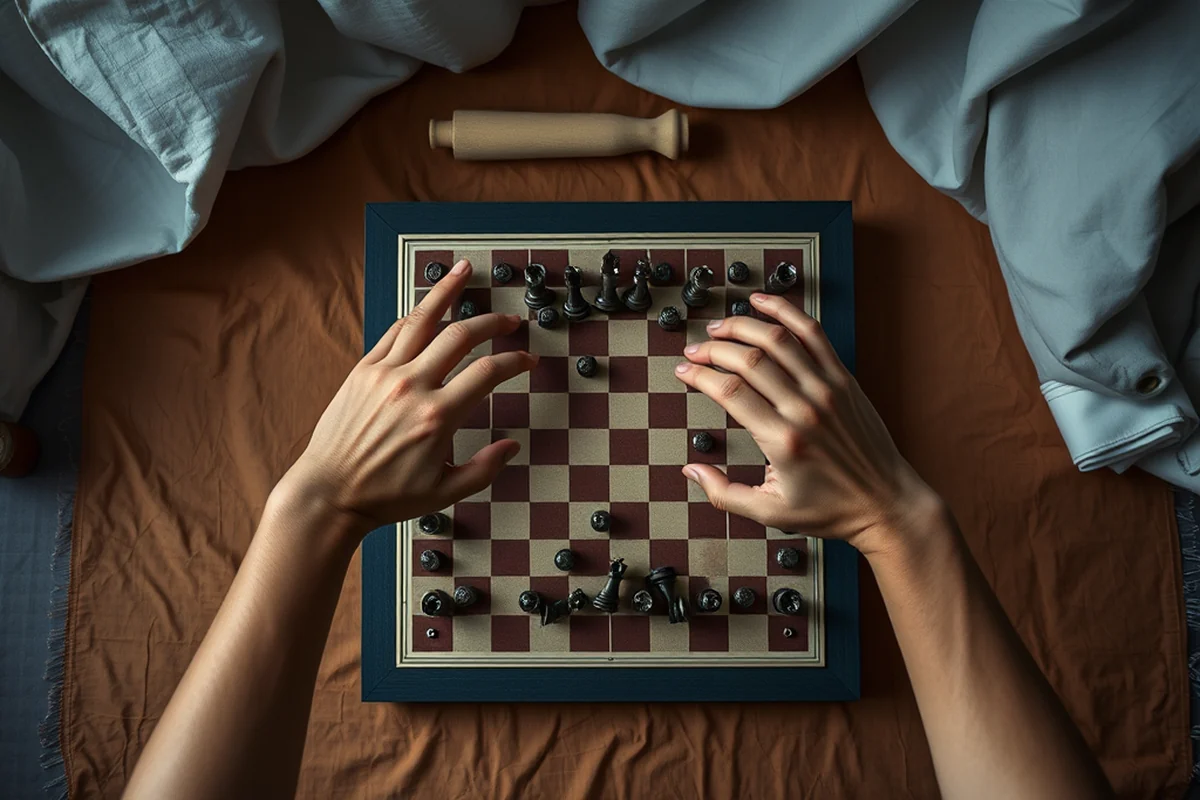 the set up of a chess board — The Set Up Of A Chess Board (the finished result)