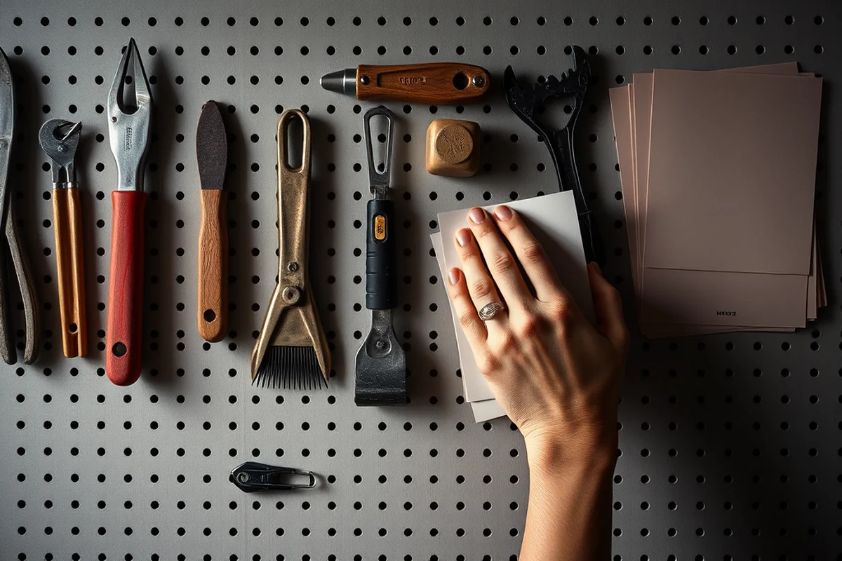 what is a pegboard wall — What Is A Pegboard Wall (the finished result)